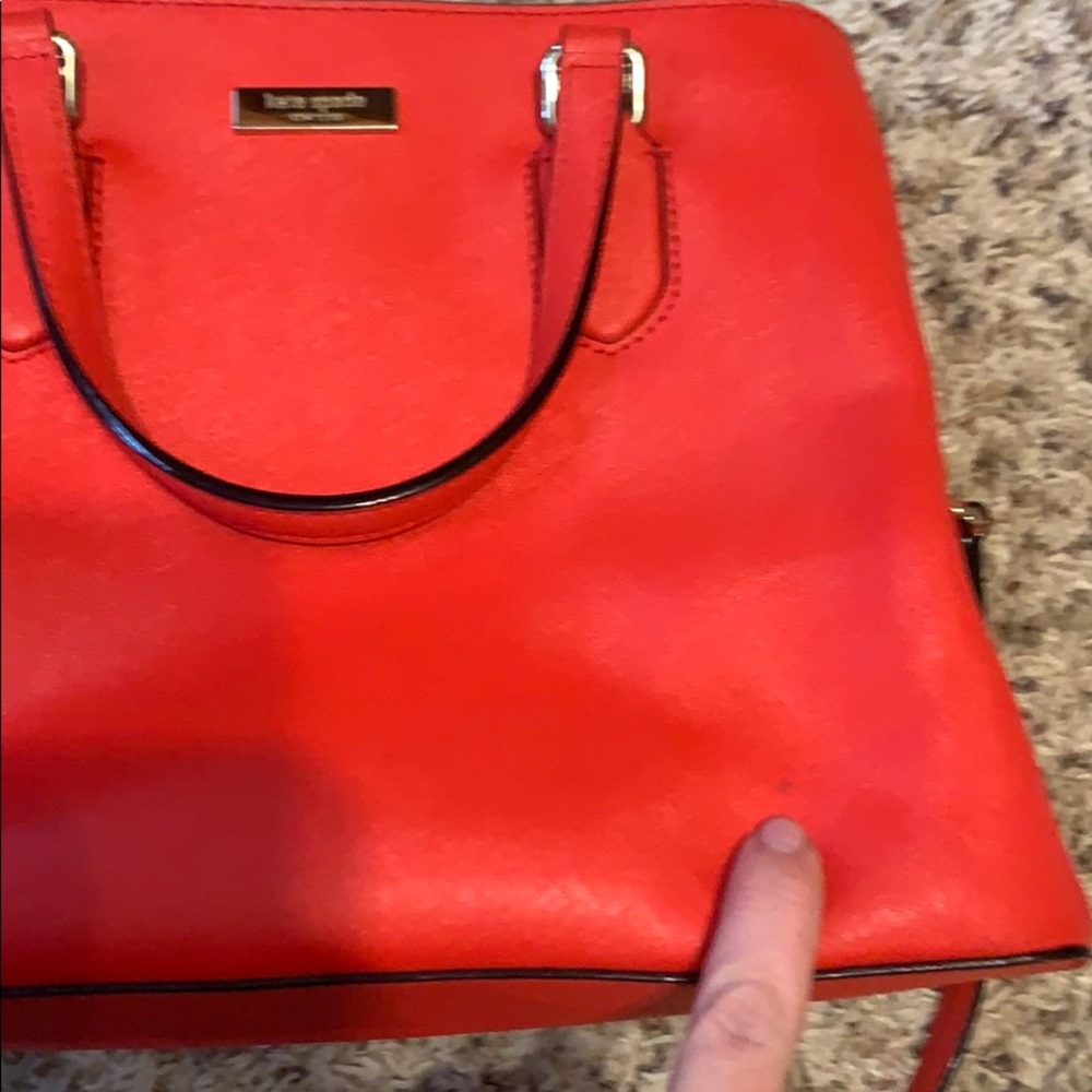 Kate Spade Red Purse - Picture 9 of 10
